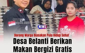 Desa Belanti Berikan Makan Bergizi Gratis, Dorong Warga Biasakan Pola Hidup Sehat