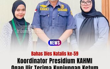 Koordinator Presidium KAHMI Ogan Ilir Terima Kunjungan Ketum Kohati Badko Sumbagsel, Bahas Dies Natalis ke-59