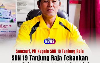 SDN 19 Tanjung Raja Tekankan Pendidikan Karakter Sejak Dini