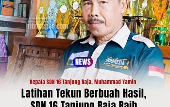 Siswa SDN 16 Tanjung Raja Raih Juara II Lomba Gerak Jalan Indah