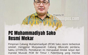 Sah! Prof Kgs Ahmad Roni Terpilih Pimpin PC Muhammadiyah Sako