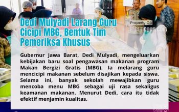 Dedi Mulyadi Larang Guru Cicipi MBG, Bentuk Tim Pemeriksa Khusus