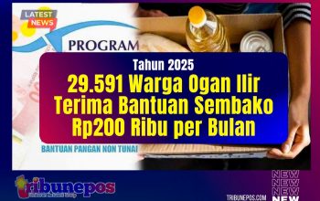 29.591 Warga Ogan Ilir Terima Bantuan Sembako, Rp200 Ribu per Bulan