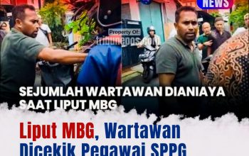 Liput MBG, Wartawan Dicekik Pegawai SPPG