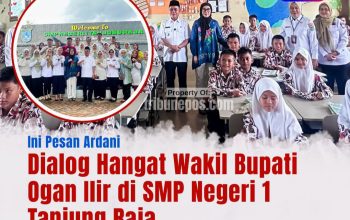 Dialog Hangat Wakil Bupati Ogan Ilir di SMP Negeri 1 Tanjung Raja, Ini Pesan Ardani