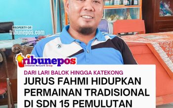 Dari Lari Balok hingga Katekong, Jurus Fahmi Hidupkan Permainan Tradisional di SDN 15 Pemulutan