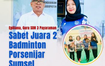 Epiliana, Guru SDN 3 Payaraman Sabet Juara 2 Badminton di Ajang Porsenijar Sumsel