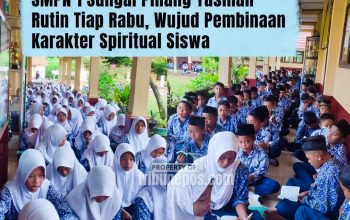 SMPN 1 Sungai Pinang Yasinan Rutin Tiap Rabu, Wujud Pembinaan Karakter Spiritual Siswa
