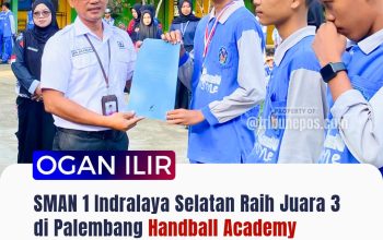 9 Siswa SMAN 1 Indralaya Selatan Harumkan Nama Sekolah di Ajang Handball Academy Championship 2025, Raih Juara 3