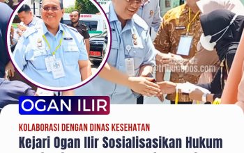 Kolaborasi dengan Dinkes, Kejari Ogan Ilir Sosialisasi Pelayanan Hukum Gratis di Puskesmas Tanjung Raja