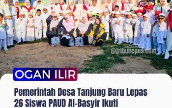 Pemerintah Desa Tanjung Baru Lepas 26 Siswa PAUD Al-Basyir Ikuti Manasik Haji di Palembang