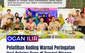 Pelatihan Koding Warnai Peringatan Hari Belajar Guru di Sungai Pinang