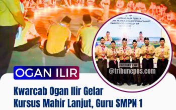 Kwarcab Ogan Ilir Gelar Kursus Mahir Lanjut, Guru SMPN 1 Tanjung Batu Raih Predikat Terbaik
