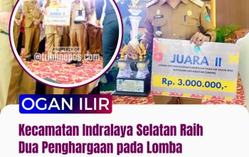 Kecamatan Indralaya Selatan Raih Dua Penghargaan pada Lomba Inovasi Daerah Ogan Ilir 2025