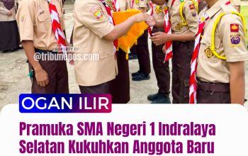 Pramuka SMA Negeri 1 Indralaya Selatan Kukuhkan Anggota Baru Tingkat Bantara