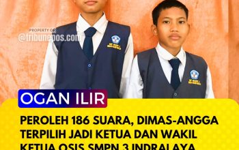 Peroleh 186 Suara, Dimas-Angga Terpilih Jadi Ketua dan Wakil Ketua OSIS SMPN 3 Indralaya Selatan Periode 2025-2026