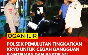 Polsek Pemulutan Tingkatkan KRYD untuk Cegah Gangguan Kamtibmas dan Pastikan Keamanan Wilayah