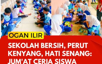 Sekolah Bersih, Perut Kenyang, Hati Senang: Jum’at Ceria Siswa SMPN 1 Muara Kuang