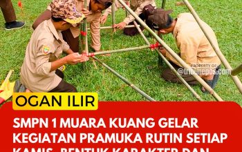SMPN 1 Muara Kuang Gelar Kegiatan Pramuka Rutin Setiap Kamis, Bentuk Karakter dan Kepemimpinan Siswa