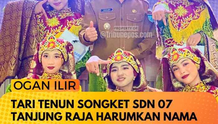 Tari Tenun Songket SDN 07 Tanjung Raja Harumkan Nama Sekolah di Ajang Lomba Inovasi Daerah Ogan Ilir 2025