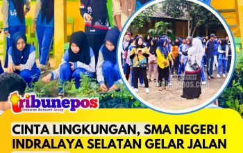 Cinta Lingkungan, SMA Negeri 1 Indralaya Selatan Gelar Jalan Santai dan Donasi Sampah