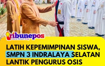 Kepala SMPN 3 Indralaya Selatan Lantik Pengurus OSIS Periode 2025–2026, Ini Pesan Penting Zuliana Linggo Geni