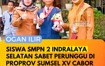 Harumkan Nama Ogan Ilir, Siswa SMPN 2 Indralaya Selatan Sabet Perunggu di Proprov Sumsel XV Cabor Taekwondo