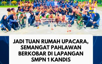 Jadi Tuan Rumah Upacara, Semangat Pahlawan Berkobar di Lapangan SMPN 1 Kandis