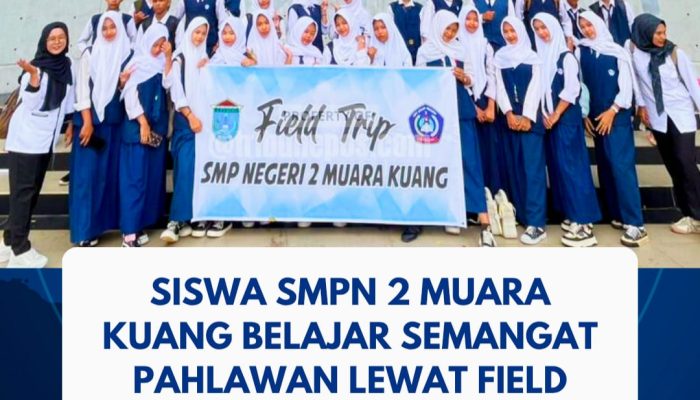 Siswa SMPN 2 Muara Kuang Belajar Semangat Pahlawan Lewat Field Trip ke Monpera