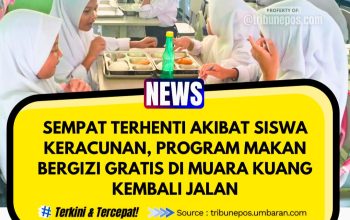 Sempat Terhenti Akibat Siswa Keracunan, Program Makan Bergizi Gratis di Muara Kuang Kembali Jalan