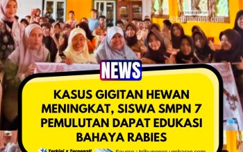 Kasus Gigitan Hewan Meningkat, Siswa SMPN 7 Pemulutan Dapat Edukasi Bahaya Rabies