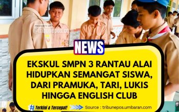 Ekskul SMPN 3 Rantau Alai Hidupkan Semangat Siswa, dari Pramuka,Tari, Lukis hingga English Club