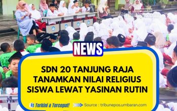 SDN 20 Tanjung Raja Tanamkan Nilai Religius Siswa Lewat Yasinan Rutin