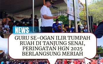 Guru Se-Ogan Ilir Tumpah Ruah di Tanjung Senai, Peringatan HGN 2025 Berlangsung Meriah