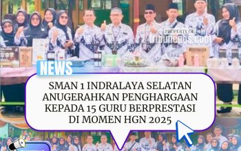 SMAN 1 Indralaya Selatan Anugerahkan Penghargaan 17 Guru Berprestasi di HGN 2025