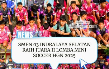 SMPN 3 Indralaya Selatan Raih Juara II Lomba Mini Soccer HGN 2025