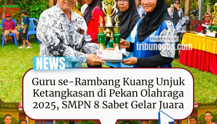 Guru se-Rambang Kuang Unjuk Ketangkasan di Pekan Olahraga 2025, SMPN 8 Sabet Gelar Juara