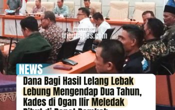 Dana Bagi Hasil Lelang Lebak Lebung Mengendap Dua Tahun, Kades di Ogan Ilir Meledak Ribut di Rapat Pemkab