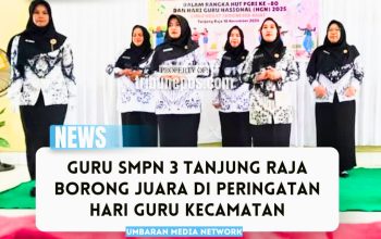 Guru SMPN 3 Tanjung Raja Borong Juara di Peringatan Hari Guru Kecamatan