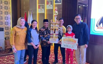 Aksi Kompak dan Energik SDN Rambang kuang Juara Lomba Senam Anak Indonesia Hebat