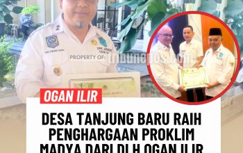 Desa Tanjung Baru Raih Penghargaan Proklim Madya dari DLH Ogan Ilir