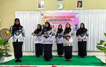 SMPN 3 Tanjung Raja Menggebrak Lomba Hari Guru: Paduan Suara Juara 1