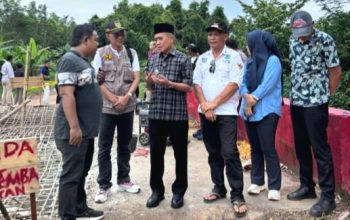 Wakil Bupati Ogan Ilir Tinjau Kerusakan Jembatan Tebedak 1, Janji Perbaikan Segera Dilakukan.