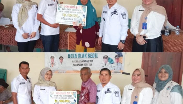 Sebanyak 30 KPM di Ulak Bedil Terima BLT Dana Desa Oktober–Desember 2025