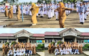 SMPN 7 Pemulutan Gelar Pagi Ceria di Hari Pertama Masuk Semester Genap