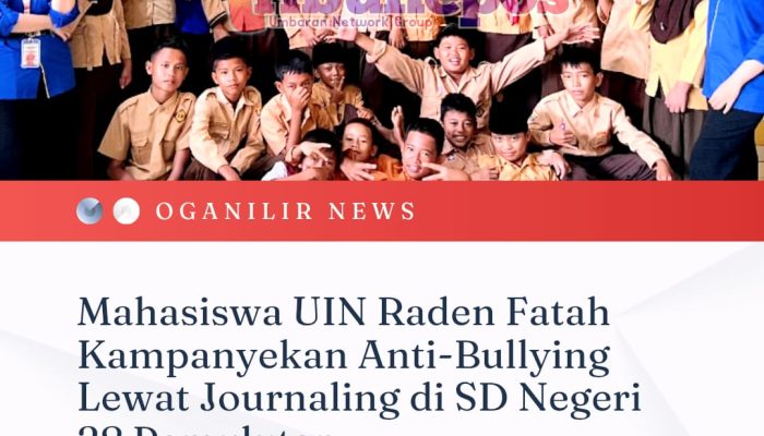 Mahasiswa UIN Raden Fatah Kampanyekan Anti-Bullying Lewat Journaling di SD Negeri 28 Pemulutan