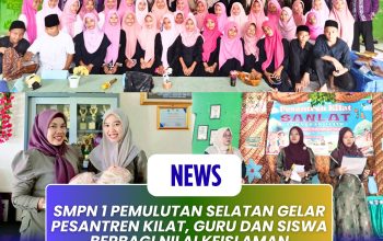 SMPN 1 Pemulutan Selatan Gelar Pesantren Kilat, Guru dan Siswa Berbagi Nilai Keislaman