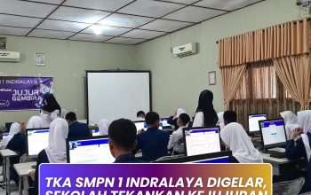 TKA SMPN 1 Indralaya Digelar, Sekolah Tekankan Kejujuran dan Semangat Siswa