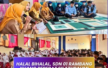 Halal Bihalal, SDN 01 Rambang Kuang Pererat Silaturahmi Bersama SPPG Tanjung Bulan