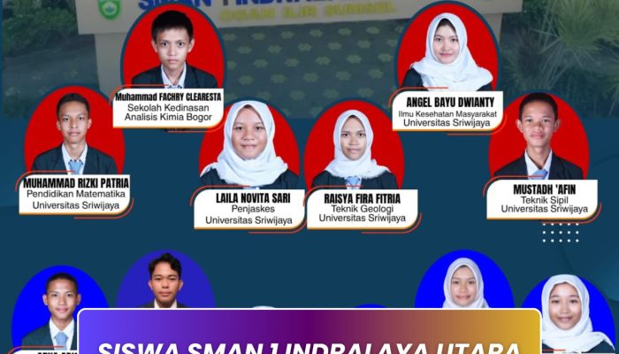 Siswa SMAN 1 Indralaya Utara Tembus SNBP 2026, Lolos PTN dan Sekolah Kedinasan Favorit